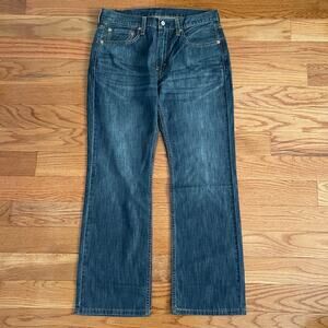 Levi’s 527 Slim Bootcut Jeans Mens 32x30* Dark Wash Blue Country Western Cowboy